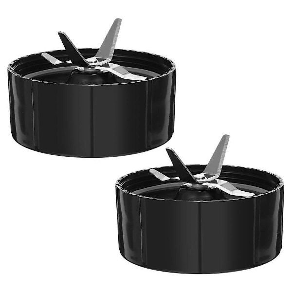 2-pack Ersättningsblad för Magic 250W Blender, Juicer och Mixer, Blender Ersättningsdelar MB1001 (FMY) Black