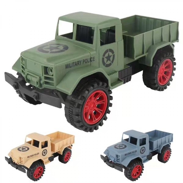3kpl sotilasrekka, maastoajoneuvot armeijan etäautot, ajoneuvot armeijan kuorma-autojen kuljetuslelu aikuisille pojille, lapsille lahja (FMY)