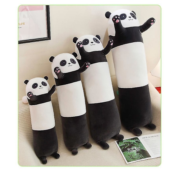 Panda Mjuk Kudde Plysch Lång Sängkudde Bomulls Panda Kudde Gosig Fylld Söt Plyschdocka Leksak Present (FMY) 70cm