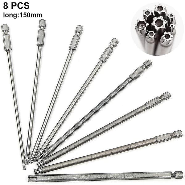 Torx Bits Sæt, Hex Skaft S2 Stål Torx Bit Sæt, Spidser Muti  (FMY)