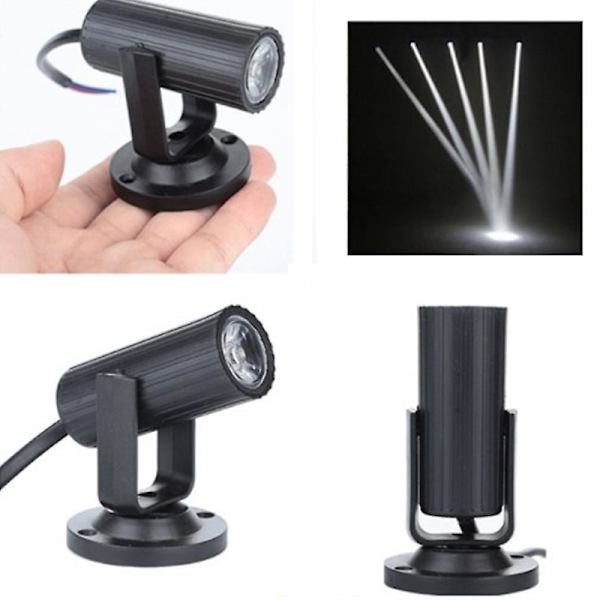 RGBW 1W LED Scenelys Spin Pinspot Lysstråle Spotlight Fest DJ Diskotek DMX (FMY) Red 1PC