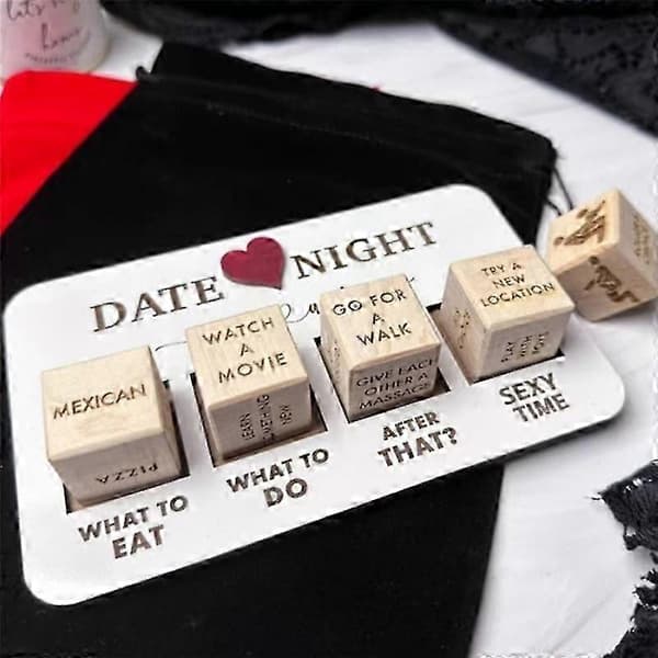 Date Night Tärningsset, Date Night Tärningar After Dark Edition, Date Night Tärningar För Gifta Par A (FMY) As Shown