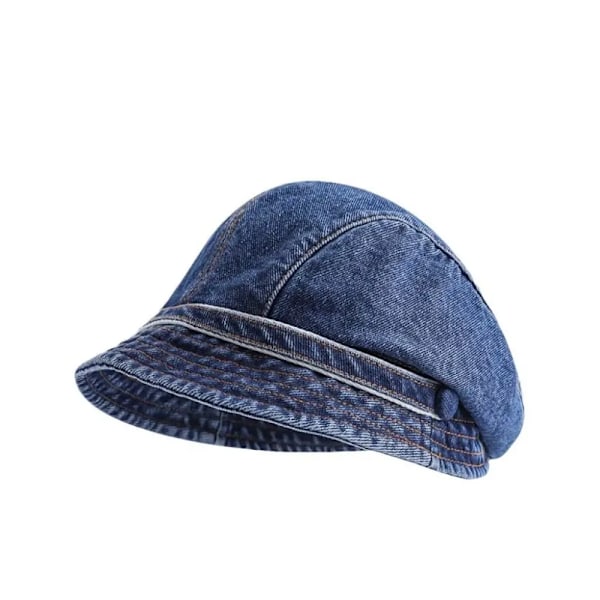 Søt Retro Fiskerhatt Ensfarget Kuldebestandig Bøttehatt Ultralett Varme Andetungehatt Dame (FMY) black