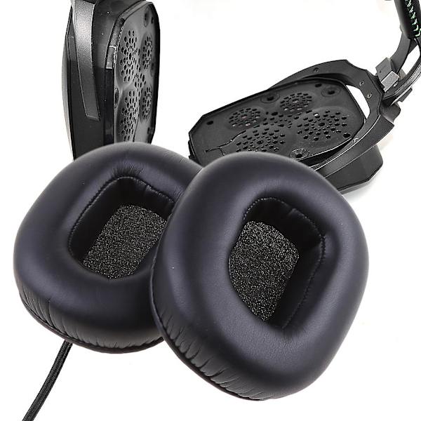 Hodetelefonøreputer Headbeam for Razer Tiamat 7.1 Hodetelefoner Erstattede Øreputer (FMY) Black earmuffs