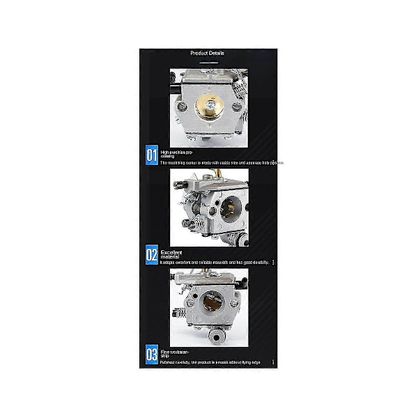 -403A Karburator til MS260 MS240 024 026 Motorsav Karburator MS260 Karburator (FMY) As Shown