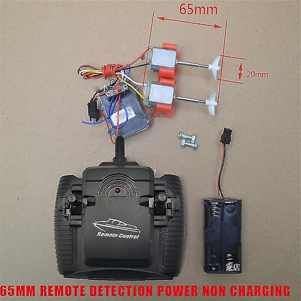 Rc Båt Modell Båt Kits Axel+uttag+motor+propeller+styrenhet+mottagare Kit T  (FMY) 65NN