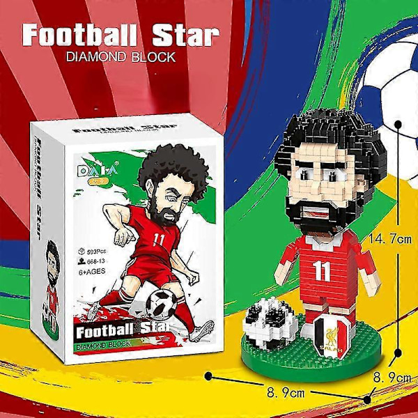 Fodbold Karakterbygning B Legetøj Samlet 's Legetøj Bygge B Legetøj (FMY) Salah