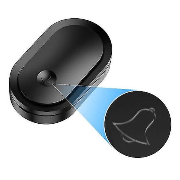 Doorbell, 300m Waterproof Outdoor Wireless Doorbell, 36 Melodies 4 Level Volume, Led Flash, For Home, Office, Hotel  (FMY)