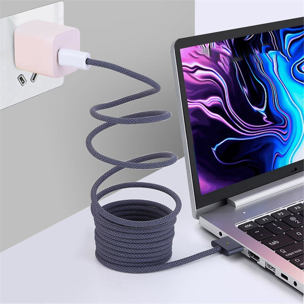 Lämplig för Macbookpro Laddkabel 140w Snabbladdning Typ-c Till Magsafe3 Cable Space Grey (FMY)