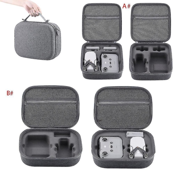 Anti-ridse bæretaske Dronetilbehør Fjernbetjening Opbevaringstaske Håndtaske til Dji Mini 2 (FMY)
