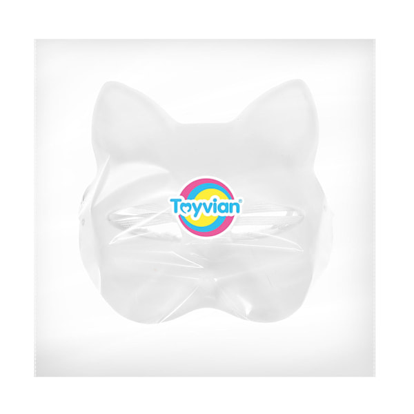 10 stk Hvide Masker Papirmasker Blanke Kattemasker til Dekoration DIY Maleri Maskerade Cosplay Fest (FMY)