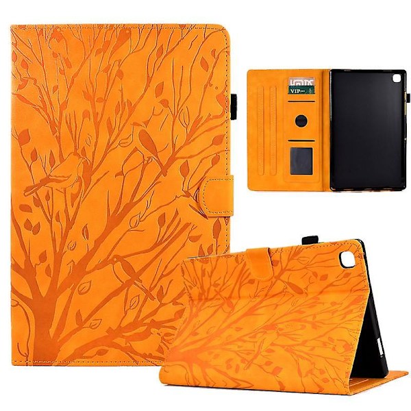 10,2 tuuman 9./8./7. sukupolven iPad-kotelo, premium-nahkakotelo S-kynän pidikkeellä ja automaattisella nukkumis-/herätystoiminnolla (FMY) Orange