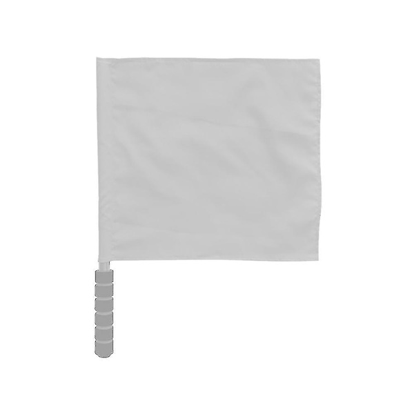 Domarflagga i rostfritt stål, kommandosignalflagga, röd signalflagga, svampgrepp, specialpatrullprestanda (FMY) white