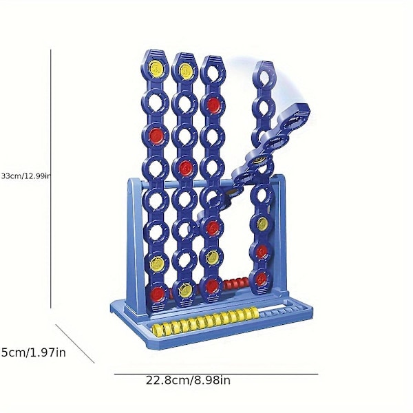 Nye modeller Connect Four Spin Classic Grid Funktioner Spindende Connect 4 Grid, Funktioner Spindende Connect 4 Grid, 2 Spiller Brætspil, 2 Spiller B  (FMY) 2pcs