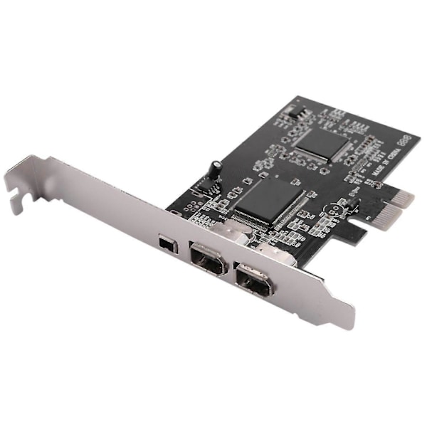 Pcie Firewire-kort for Windows 10, ieee 1394 Pci-kontroller 4 porter (3 X 6-pinners og 1 X 4-pinners), firewire TY (FMY)