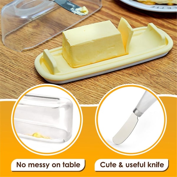 Smørskæringsopbevaringsboks med låg Miljøvenlig osteopbevaringsboks smør (FMY)