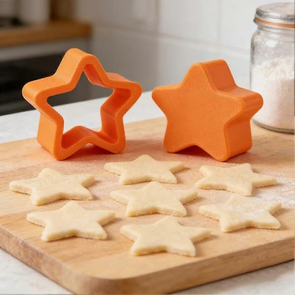 Multifunksjonell kakeform, kakedeig og leirepresse, kake-pop-kutter og -skyver for baking (FMY)