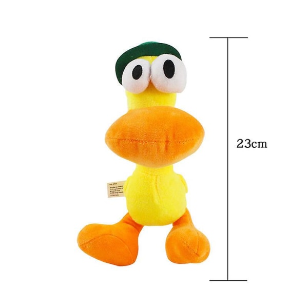 Pocoyo Plyschleksak Elly Pato Loula Fred Loula Mjuk Plushie Fylld Figur Dock för Barnfödelsedag Julgåva (FMY) 22cm Bateau duck