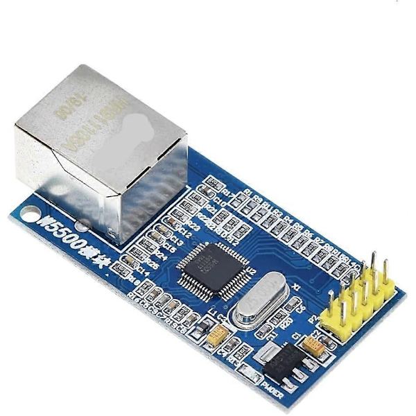 W5100 Ethernet Shield LAN Netværksmodul W5500 Kompatibel IP51 STM32 Microcontroller 32K Bytes SPI (FMY)