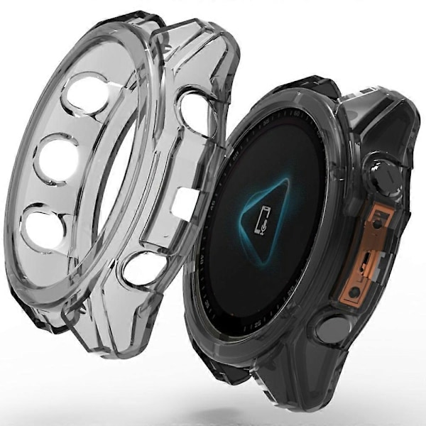 Garmin Fenix 8 51mm -kellolle tarkoitettu iskunkestävä TPU-kotelo, puoliksi kääritty (FMY) Multicolor Style B