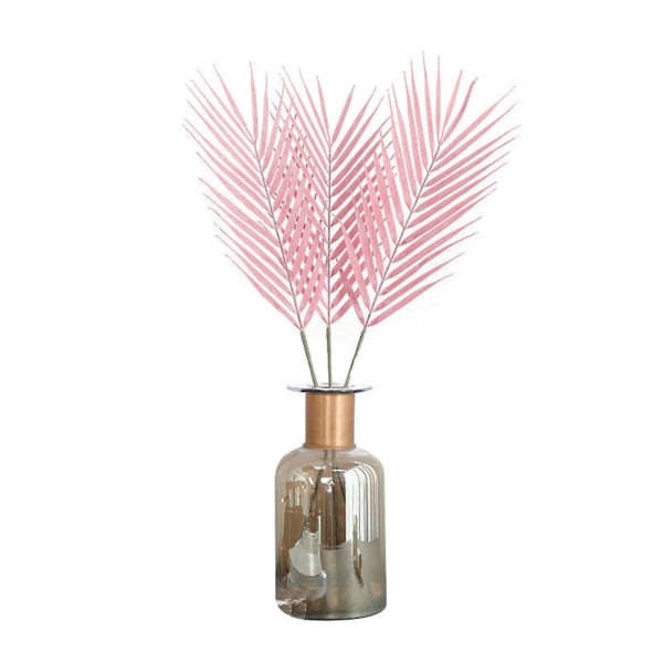 Konstgjorda växter Tropiska Realistiska Plast Flerfärgade Palmblad För Fotografi Dekorativa (FMY)