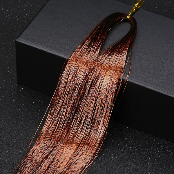 36 tommers hårglitter glitrende glitter glitter Fairy Hair Extensions Varmebestandig festhøydepunkt, wz-299 (FMY)