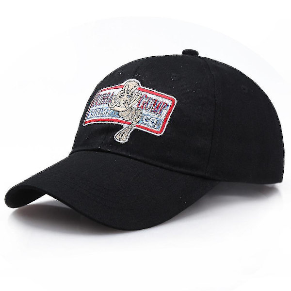 1994 Bubba Gump Shrimp Co. Justerbar Baseball Cap til Kvinder Mænd Unisex Forrest Gump Trucker Hat  (FMY) Black