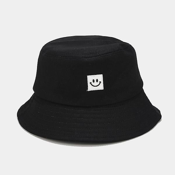 Motebøttehatt med smilende ansikt brodert unisex mote (FMY) A