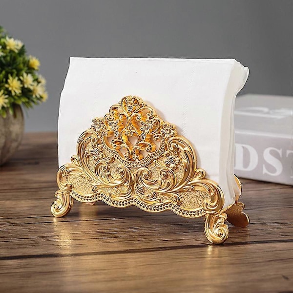 Serviettholder, Serviettholder for Bordorganisering for Hotell Restaurantbord (FMY) Gold-1