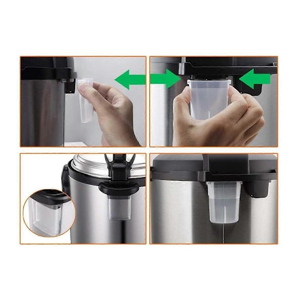 2 st Kondensuppsamlare Ersättning för DUO 6, ULTRA 6, LUX 6, Quart och 8 Quart (FMY) Transparent