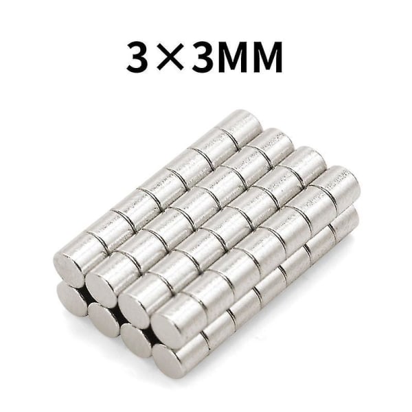 Sjælden jord permanent magnet konge magnet rund stærk magnet 3 * 3mm Ndfeb super stærk magnet rund 3x3mm  (FMY) 3x3mm 200pcs