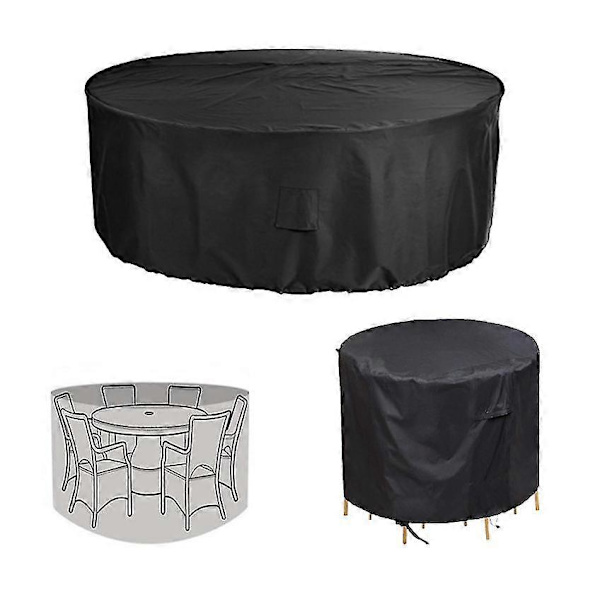 Pyöreä huonekalujen pöly- ja vedenpitävä suojus, ulkokalusteiden suojapäällinen (FMY) 102*45cm