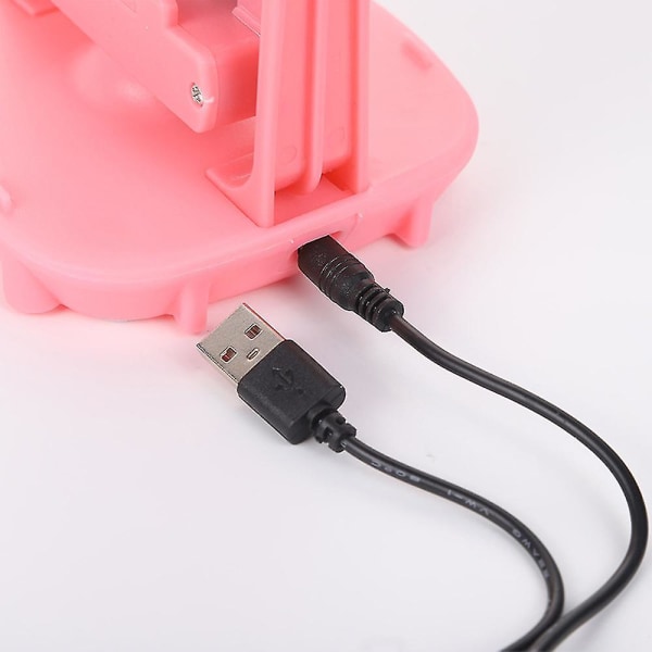 USB Auto Step Counter Shaker Dual matkapuhelintelineen pidike Hiljainen keinulaakeri askelmittari (FMY)
