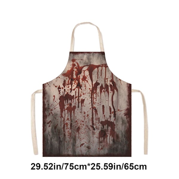Halloween Cosplay Skräckförkläde Skräck Och Konstig Stämning Dekoration Originalitet Arbetskläder Undvikande Smuts Skydd Semesterprydnader FLY4880  (FMY) C One Size
