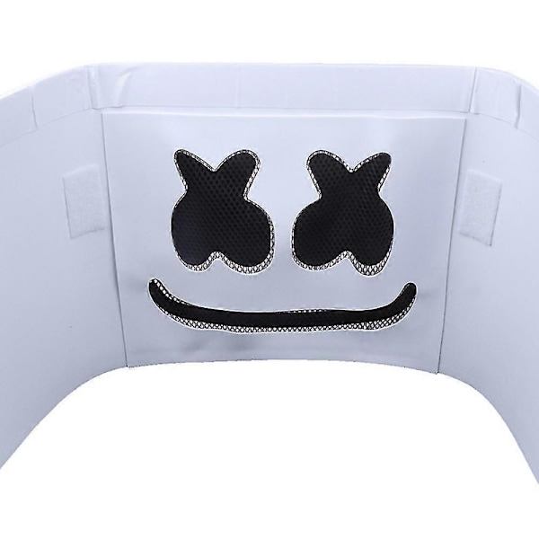 Musikkfestival DJ Maske Marshmello Hjelm Cosplay PropMusikkfestival DJ Maske Marshmello Hjelm Cosplay Prop (FMY)