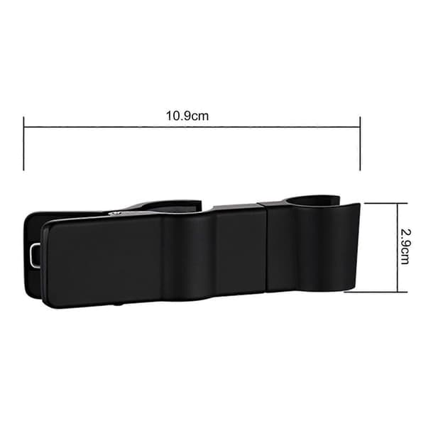 Universal Handduschhållare, Klippbar, Rotationsbar 35 Grader, Zink-Legering, Duschstativ (FMY) Silver