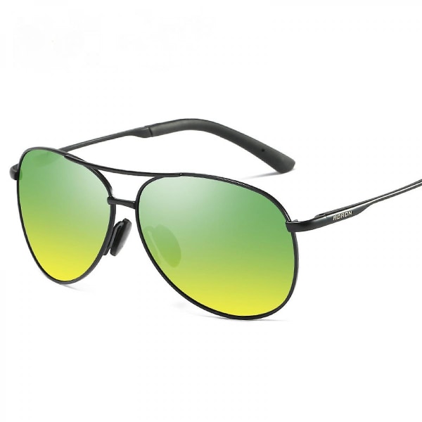 Klassiske Aviator-solbriller til mænd, kvinder, kørende solbriller Polariseret linse 100 % UV-blokering (FMY)