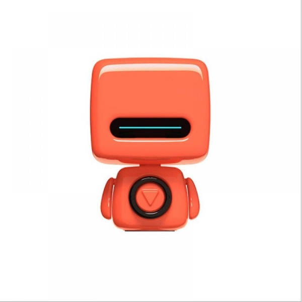Robot Bluetooth-kompatibel 5.0 trådlös ljudhögtalare med mikrofon Handsfree-samtal (orange) (FMY)