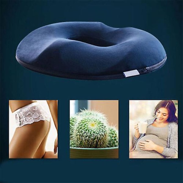 Ortopædisk Sæde Memory Foam Pude Haleben Coccyx Smertelindring Pude (FMY) Blue