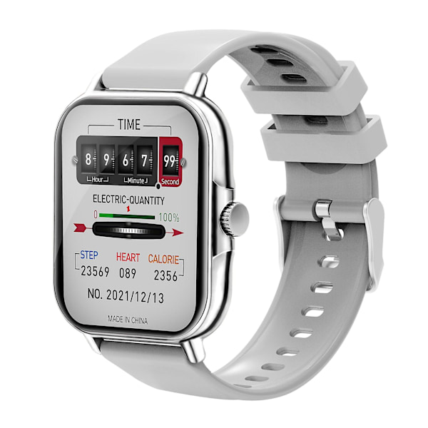 Samtal Smart Klocka Encoder Hd Röstassistent Blodtryck Puls Armband (FMY) Black