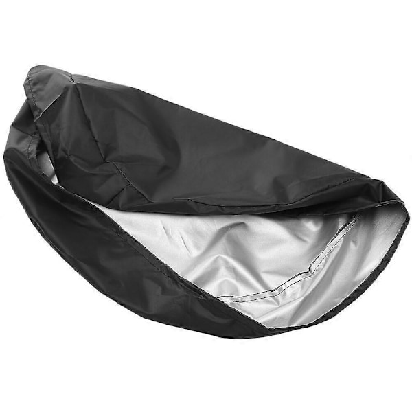 Lock till dunk, Oxfordtyg, lock för hink, dammskydd för tunna med dragsko (FMY) Black 65.00X10.00X2.00CM