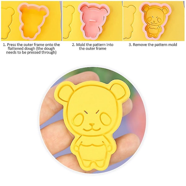 Jujutsu Kaisen Kakformar Keksformar Kakdegformar Fondant Bakning DIY Dessertform Verktyg 8 st/set  (FMY)