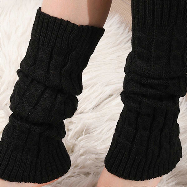 Damen Beinstulpen, Strikkede Vinter Beinvarmere Beinsokker Strikke Overknee Strømper Beinstulpen Lange Beinvarmere Støvle Sokker for Dame Jenter (FMY) style5333