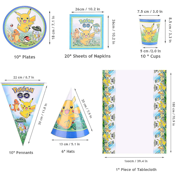 Syntymäpäiväkoristeet Pojat Tytöt Vaaleanpunainen Pikachu Paperilautaset Kupit Pöytäastiastosetti Ilmapallot Deco Lapset Vauvan Sukupuolen Ilmoitusjuhlat Tarvikkeet (FMY) 10pcs Spoons