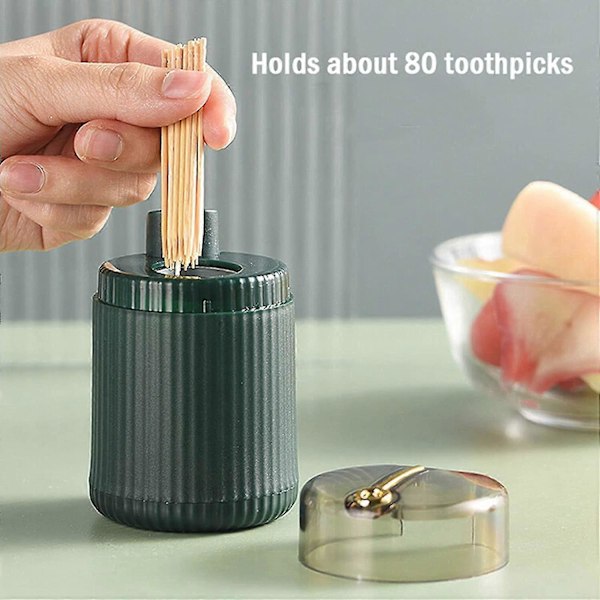 3 st Pop-up Automatisk Tandpetare Dispenser, Auto Tandpetare Dispenser, Automatisk Tandpetare Dispenser (FMY)