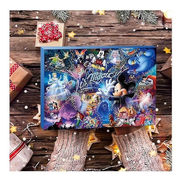Anime Disney Lilo & Stitch Legering Charm Tillbehör Julkalender Armband Halsband Smycke DIY Smycken Nedräkningskalender-hk3  (FMY) A