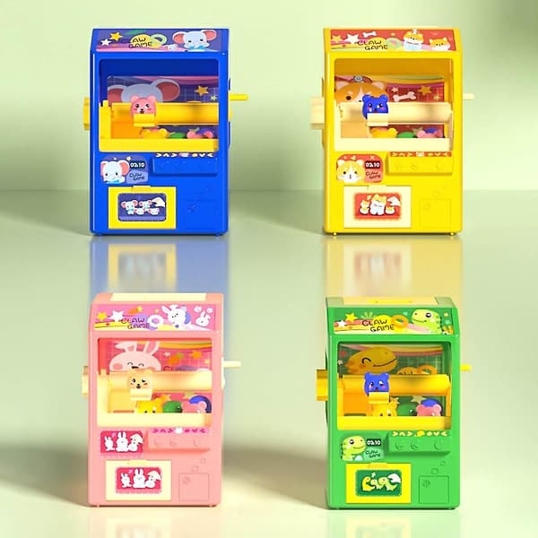 Miniklormaskin för Barn Dockor Greppmaskin för Barn och Fester (FMY) Yellow