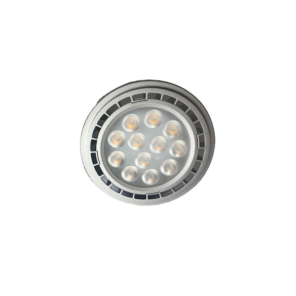 LED-valo AR111, Valettu alumiinikuori ES111 Spottivalo, 12W 85-265V, 3030 LED-siruja (FMY) Warm white 3000K