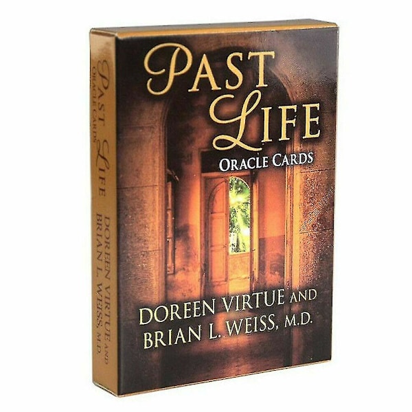 Past Life Oracle Cards Nybörjare Tarot Cards Och Bok Set Med Engelsk Guidebok  (FMY)