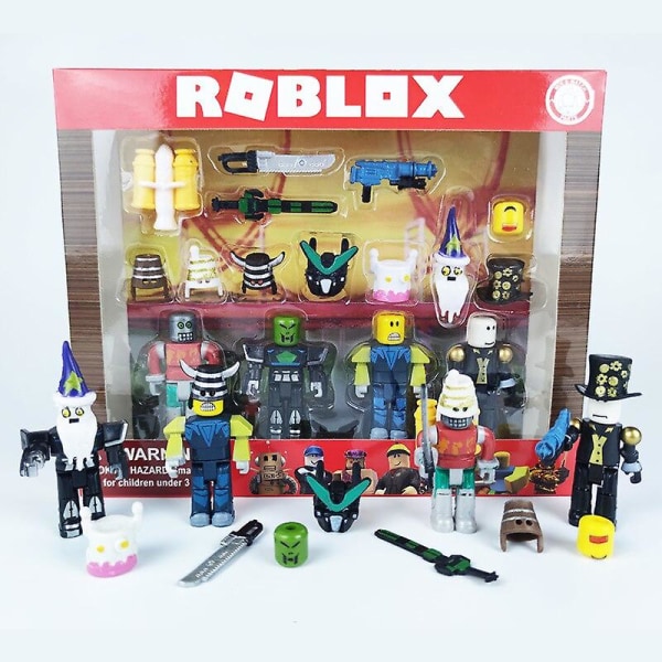 Roblox Byggeklodser Dukker Sæt Saml Actionfigurer Legetøj Søde Spil Læring Legetøj Til Børns Fødselsdagsgaver  (FMY) A with box